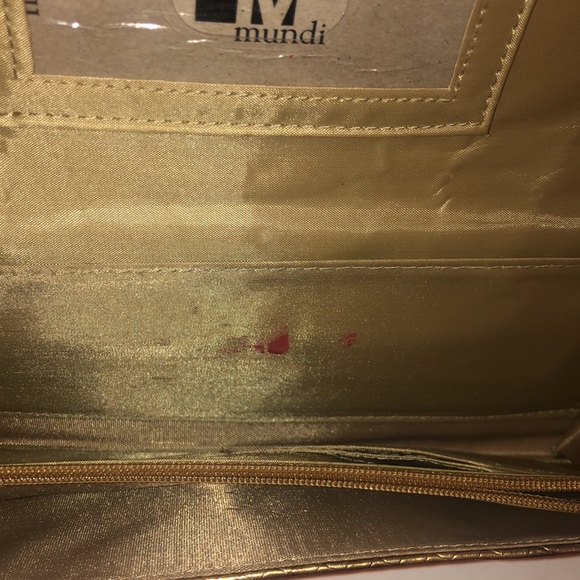 Golden wallet/clutch - Picture 4 of 4